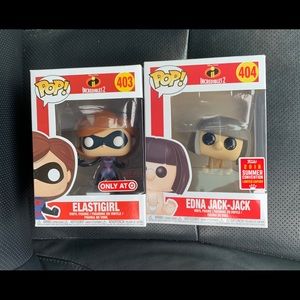 Elastigirl & Edna Jack-Jack-Funko Pop! Set of 2